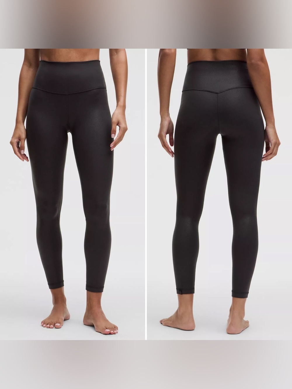 Lululemon Black Shimmer Align High-Rise Leggings